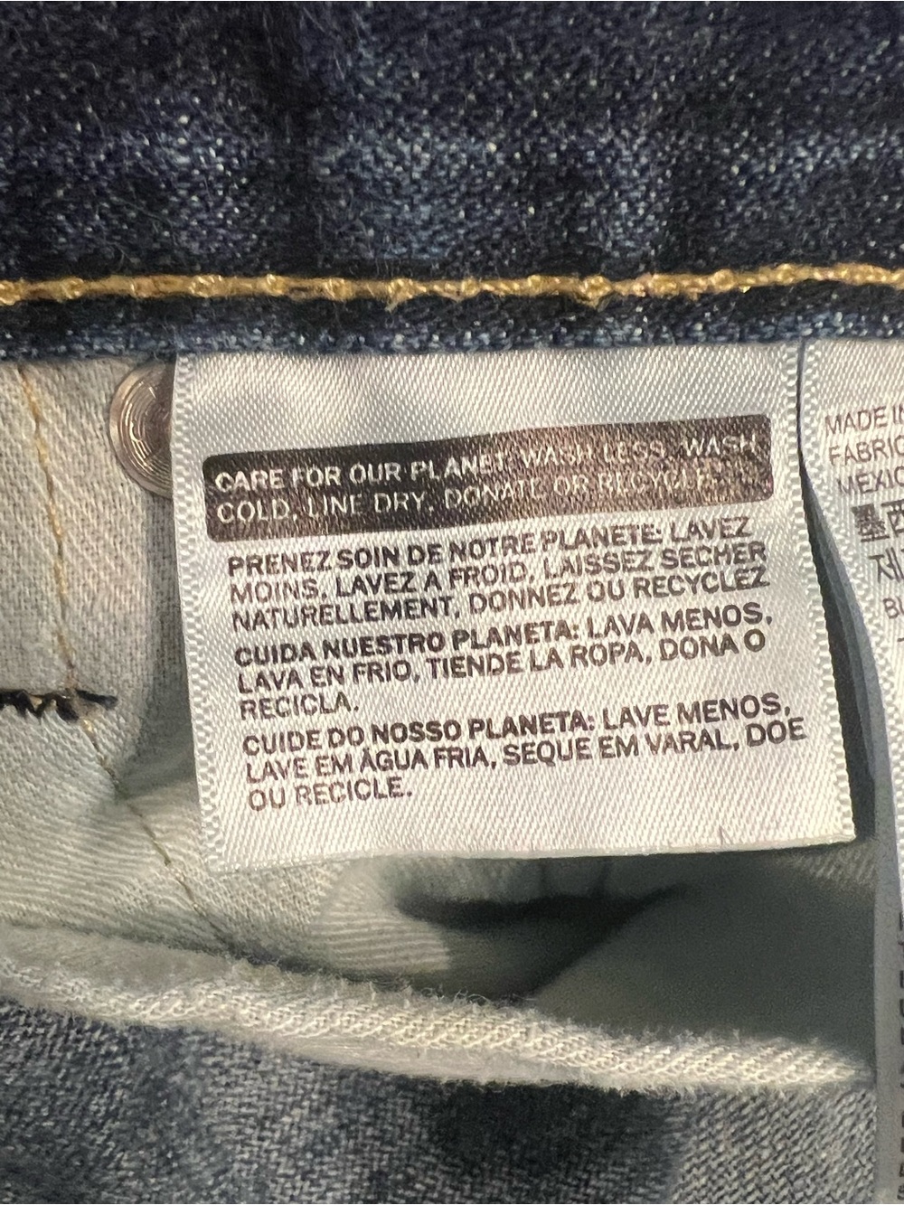 Men's Levi's Blue 513 Straight Jeans Waist 34x32 - Picture 4 of 7